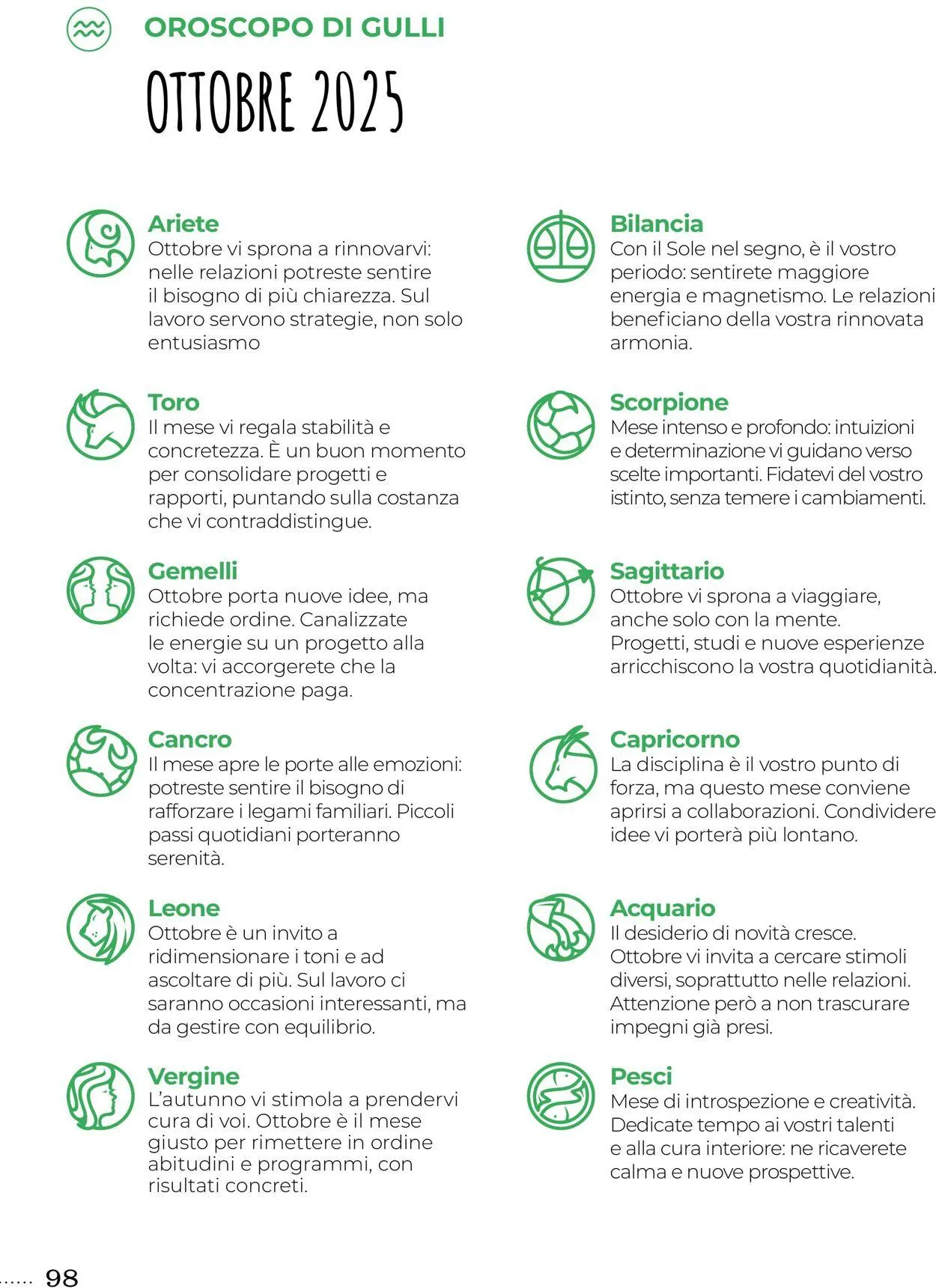 Gulliver Volantino attuale da 1 ottobre a 31 ottobre di 2025 - Pagina del volantino 98