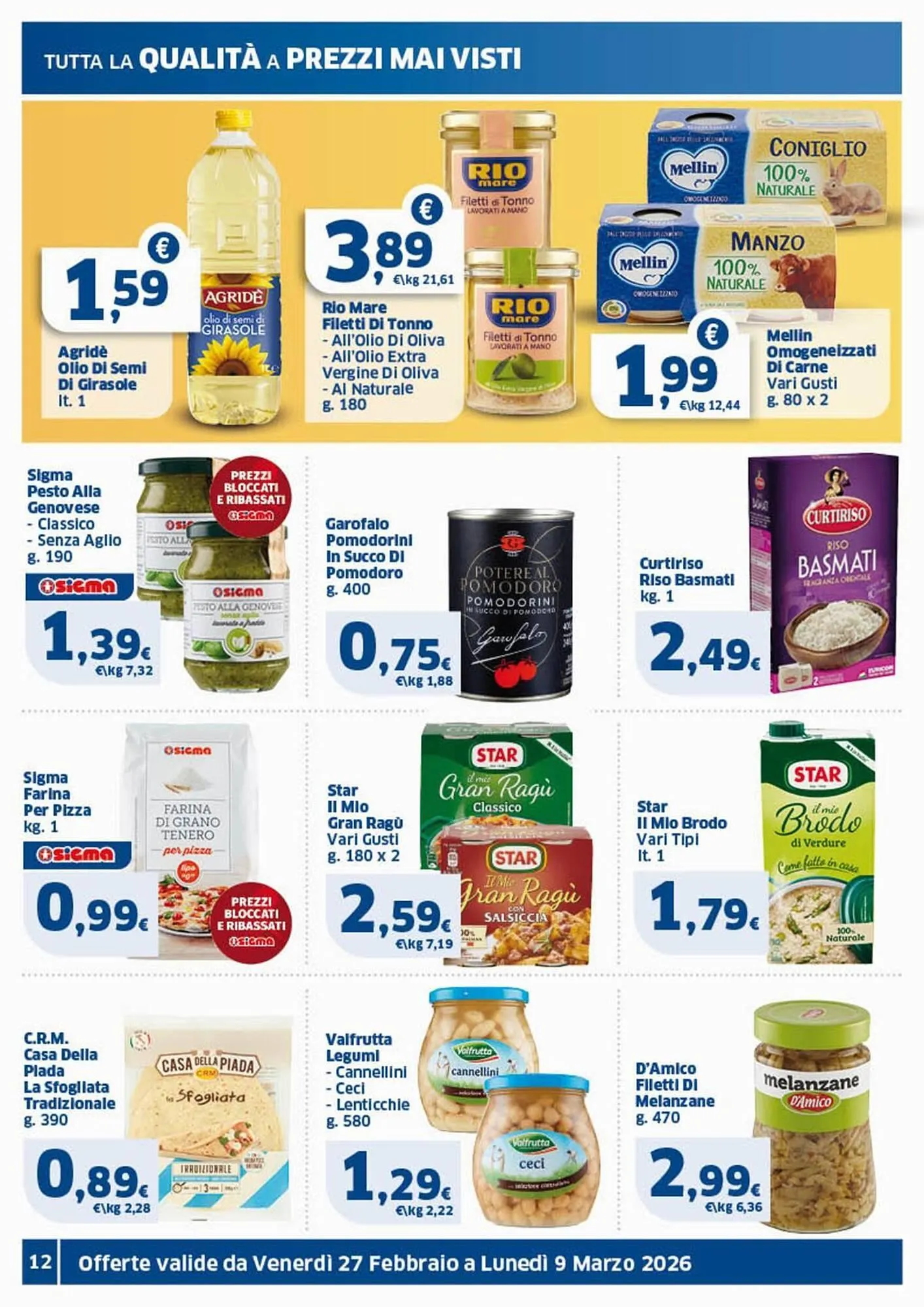 Volantino Ok Sigma da 27 febbraio a 9 marzo di 2026 - Pagina del volantino 12