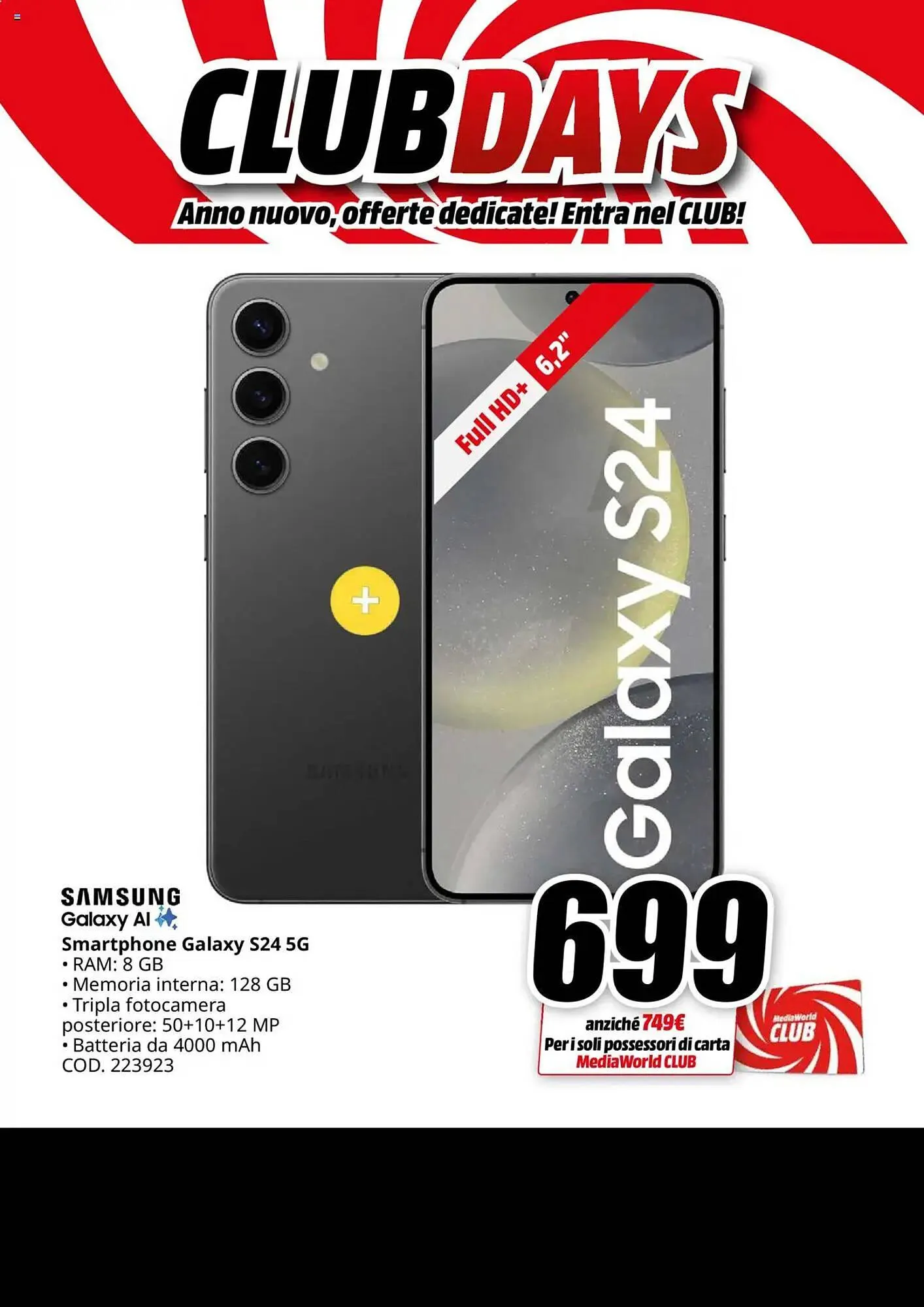 Volantino MediaWorld da 26 dicembre a 3 gennaio di 2025 - Pagina del volantino 2