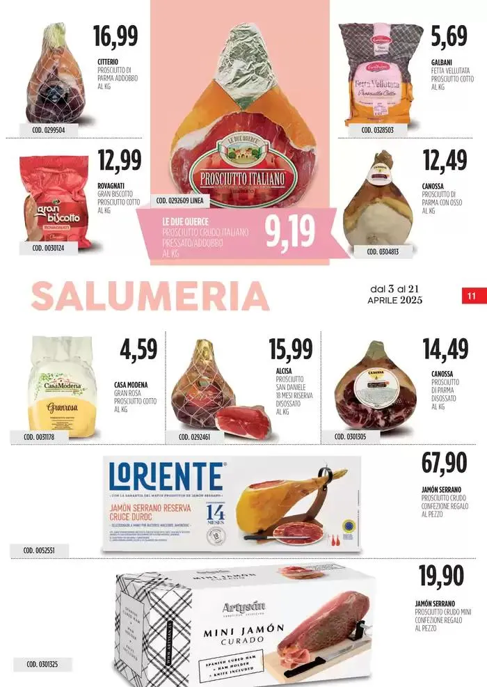 Offerte Carico Cash & Carry da 3 aprile a 21 aprile di 2025 - Pagina del volantino 11