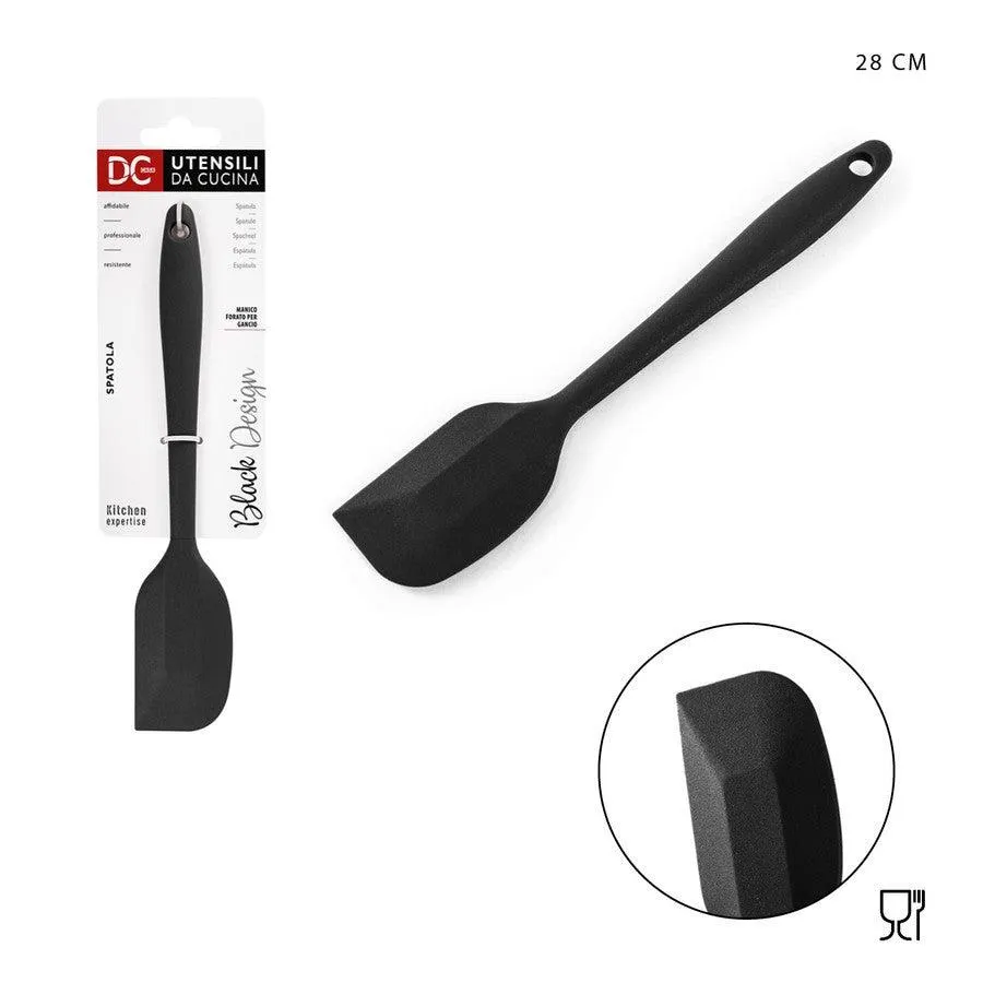 Dc Casa - L/Black Silicone Spatula 28x5.5Cm