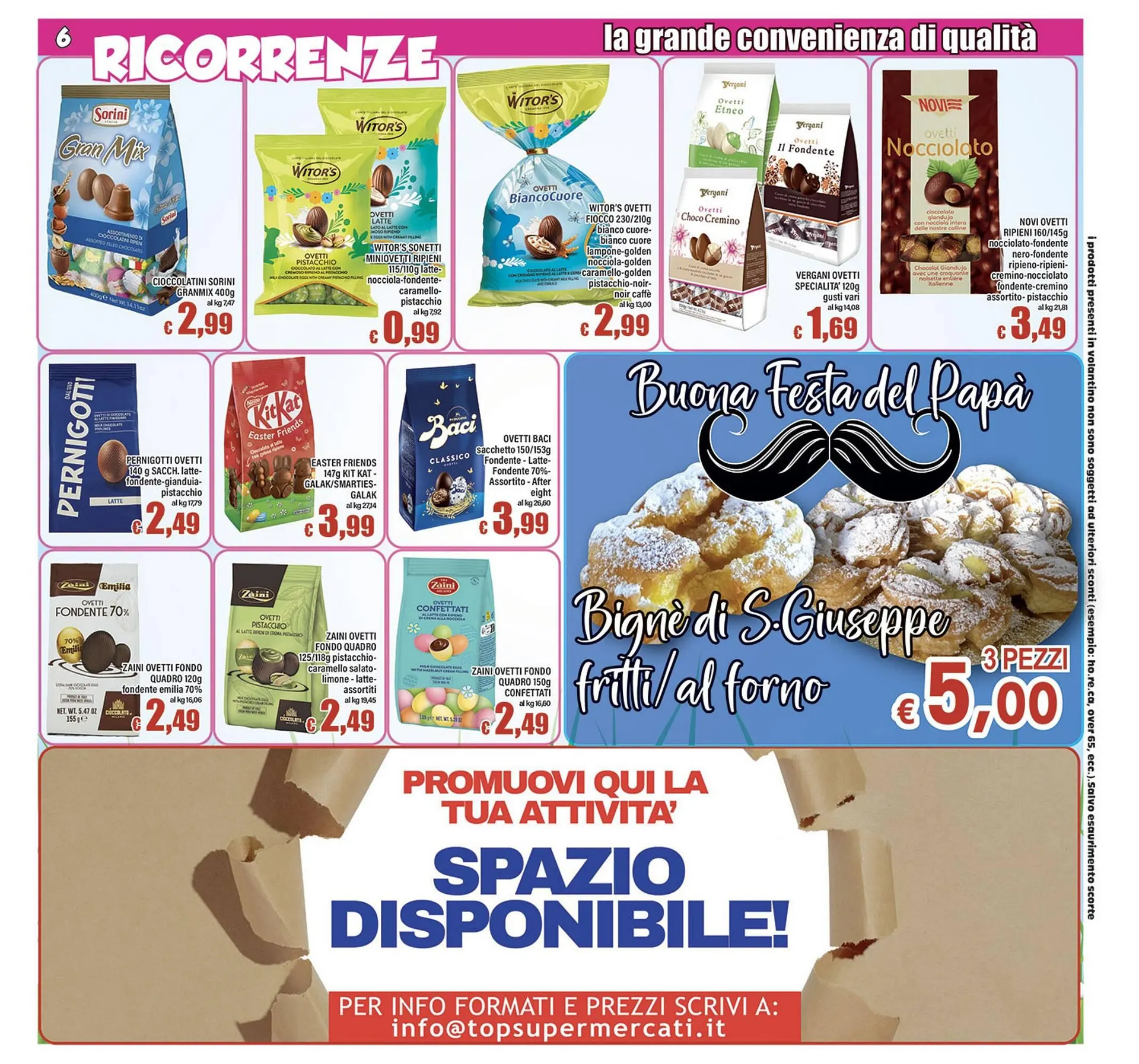 Volantino Top Supermercati da 17 marzo a 26 marzo di 2026 - Pagina del volantino 6
