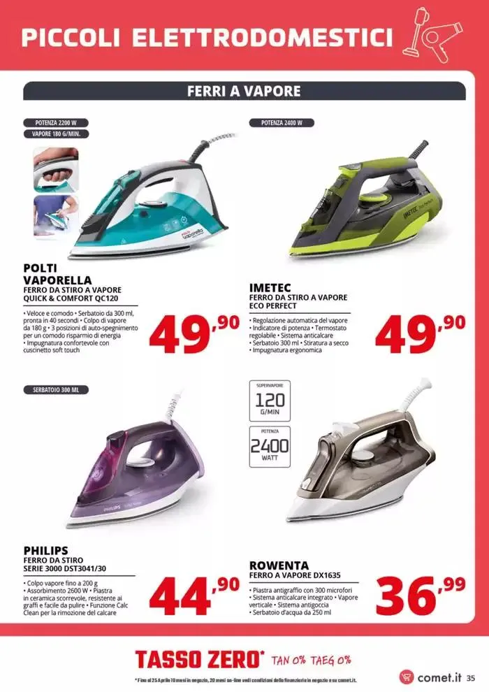 Speciale Piccoli Elettrodomestici! da 17 aprile a 7 maggio di 2025 - Pagina del volantino 35