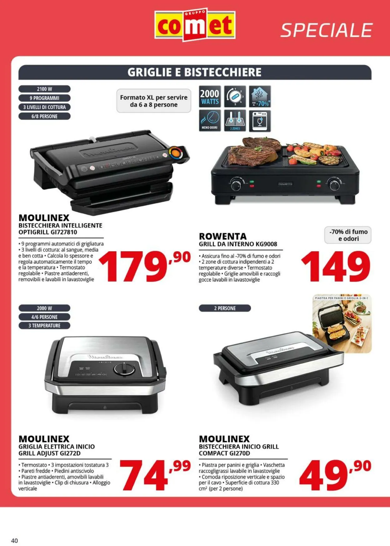 Comet Volantino attuale da 1 agosto a 20 agosto di 2025 - Pagina del volantino 40
