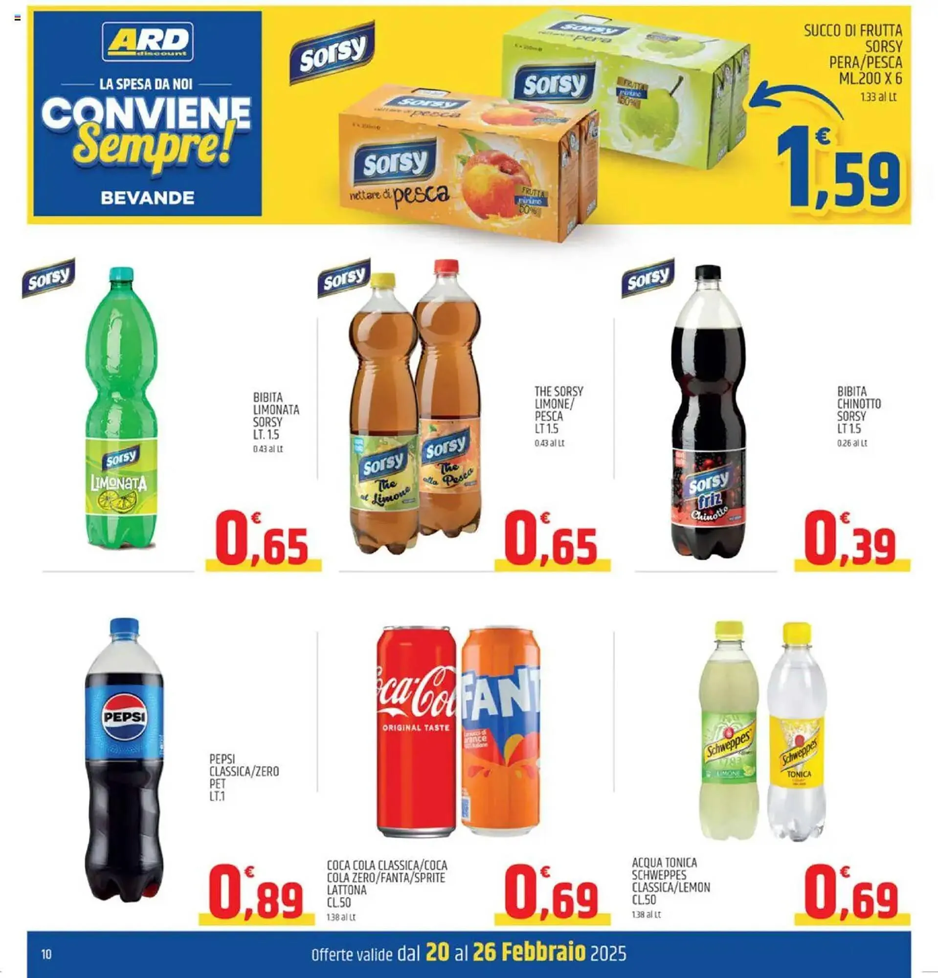 Volantino Ard Discount da 20 febbraio a 26 febbraio di 2025 - Pagina del volantino 10