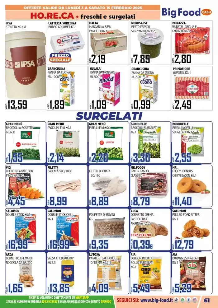 Carnevale innamorati della convenienza da 3 febbraio a 15 febbraio di 2025 - Pagina del volantino 61