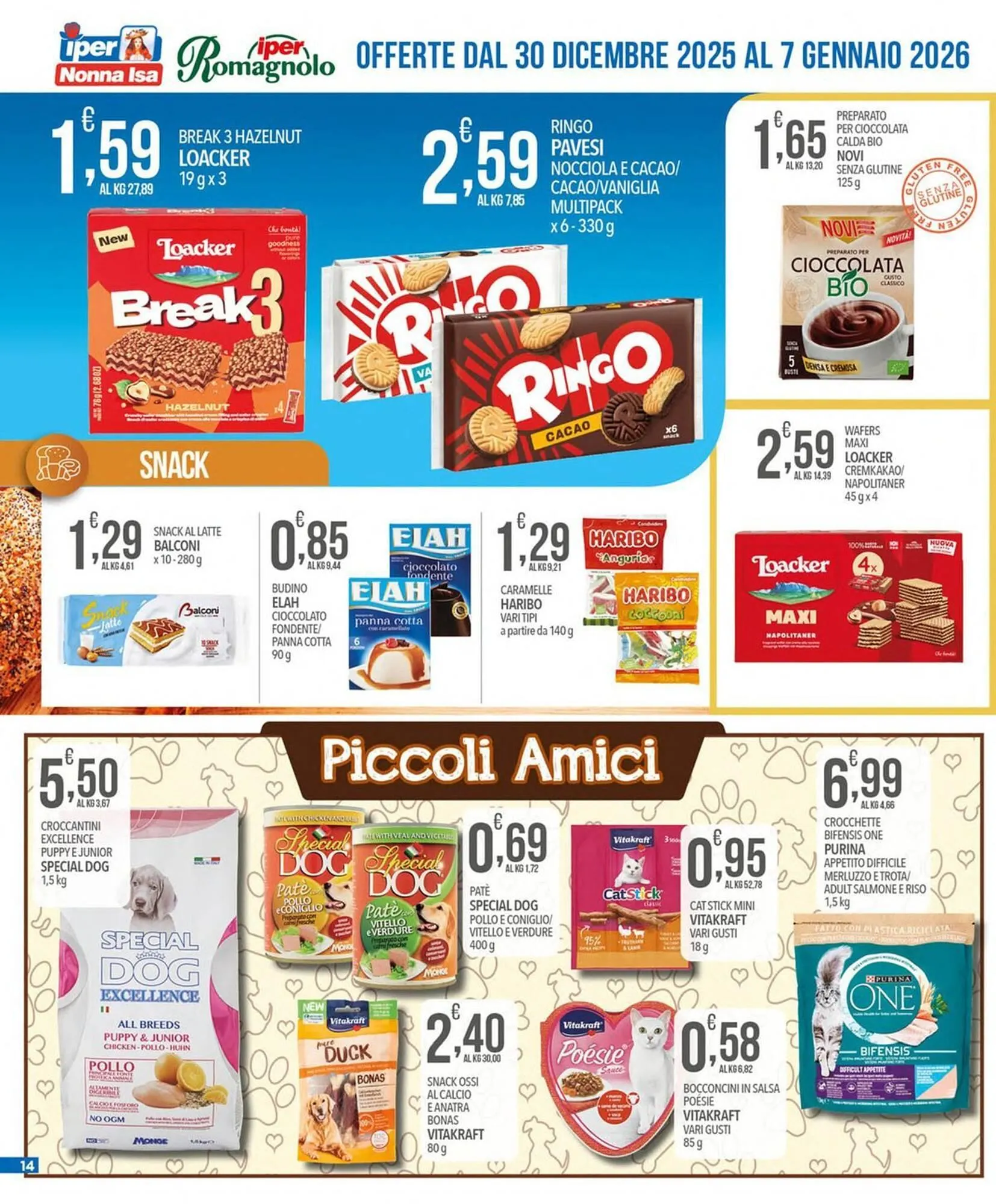 Volantino Iper Romagnolo da 30 dicembre a 7 gennaio di 2026 - Pagina del volantino 14