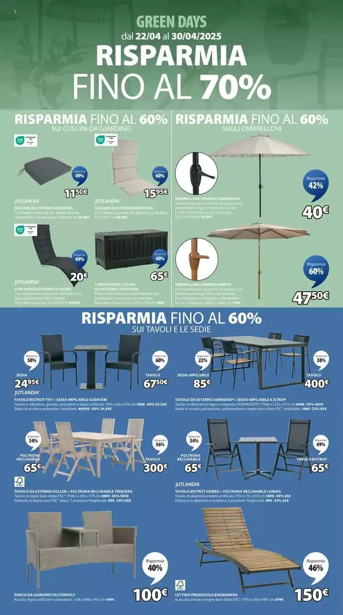 Green days da 22 aprile a 30 aprile di 2025 - Pagina del volantino 2