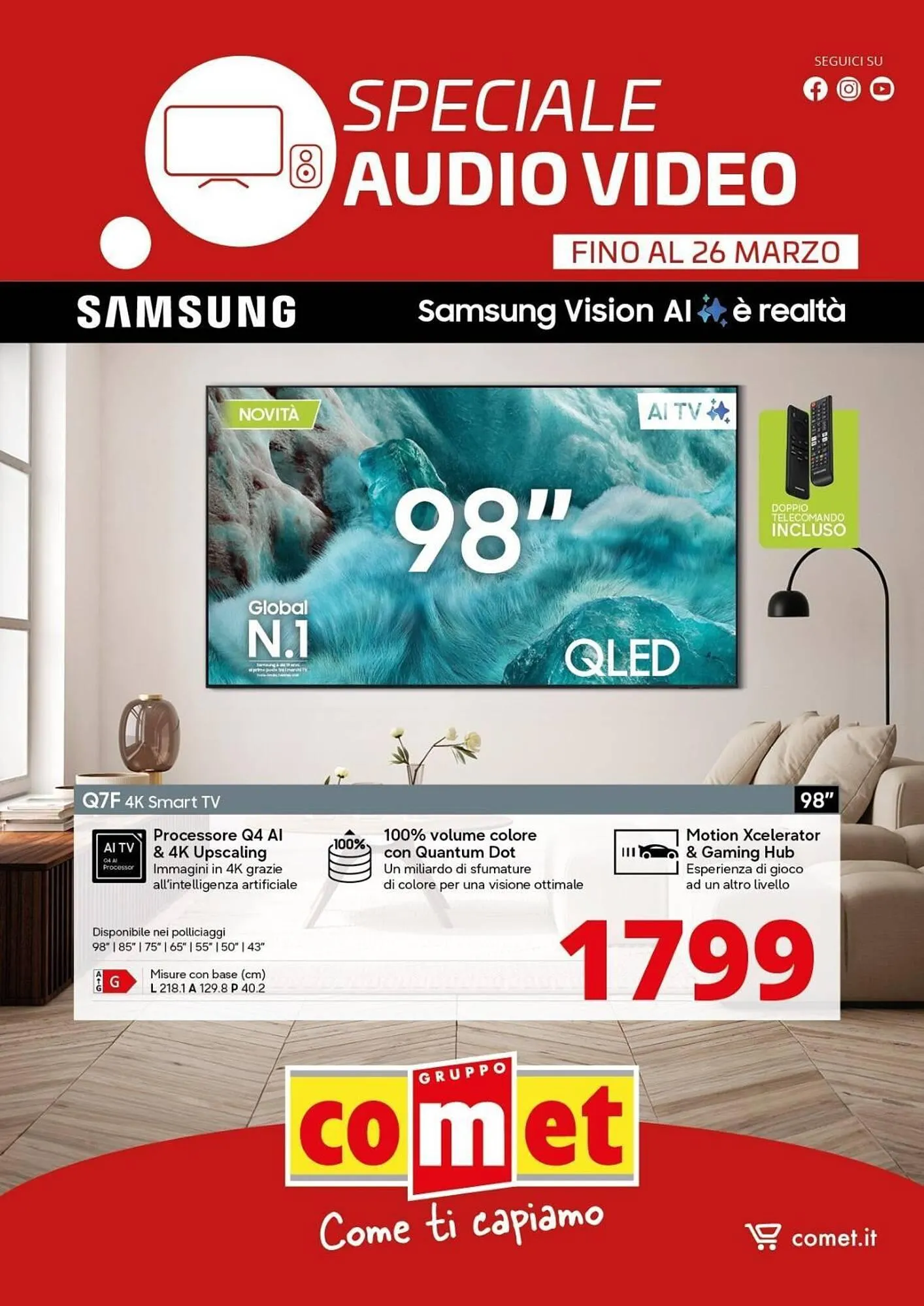 Volantino Comet da 19 marzo a 26 marzo di 2026 - Pagina del volantino 1