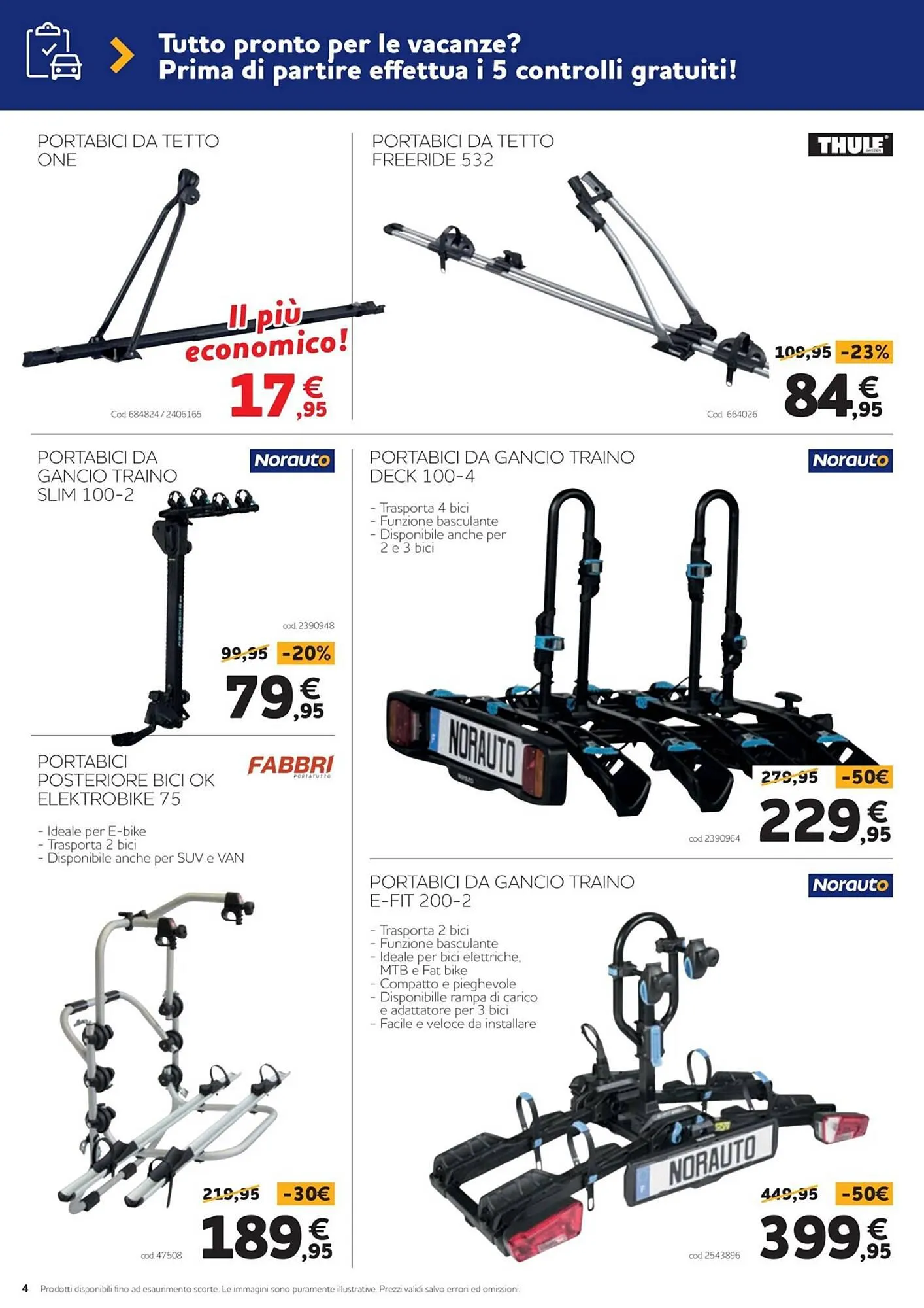 Volantino Norauto da 27 luglio a 30 agosto di 2023 - Pagina del volantino 4