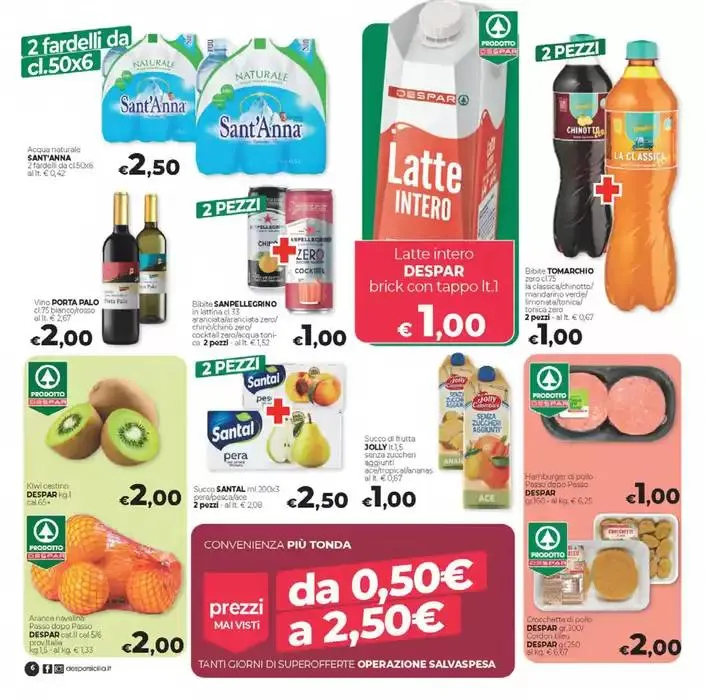 Piccoli prezzi, mega risparmio da 28 novembre a 8 dicembre di 2024 - Pagina del volantino 6