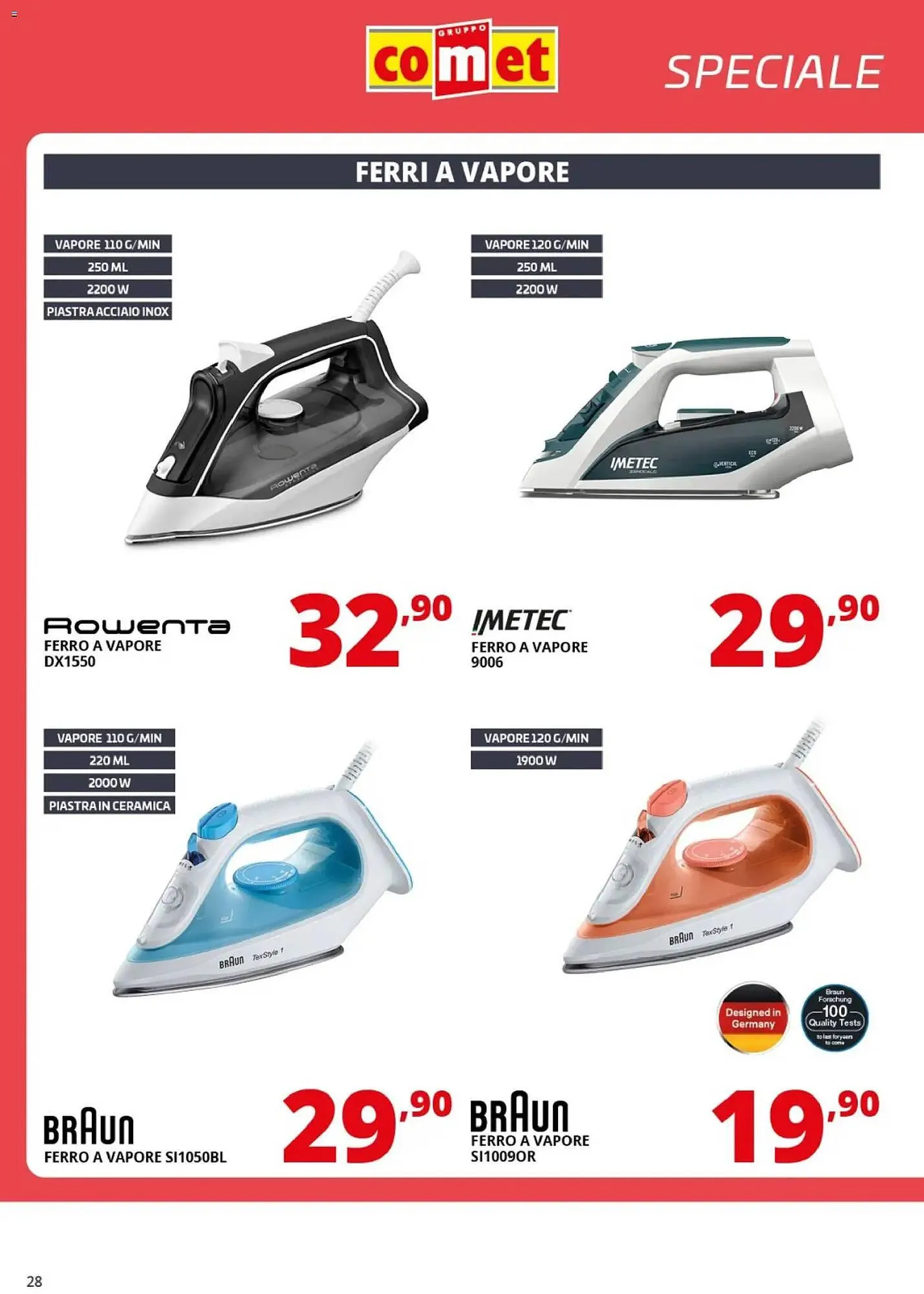 Volantino Comet da 20 febbraio a 4 marzo di 2026 - Pagina del volantino 28