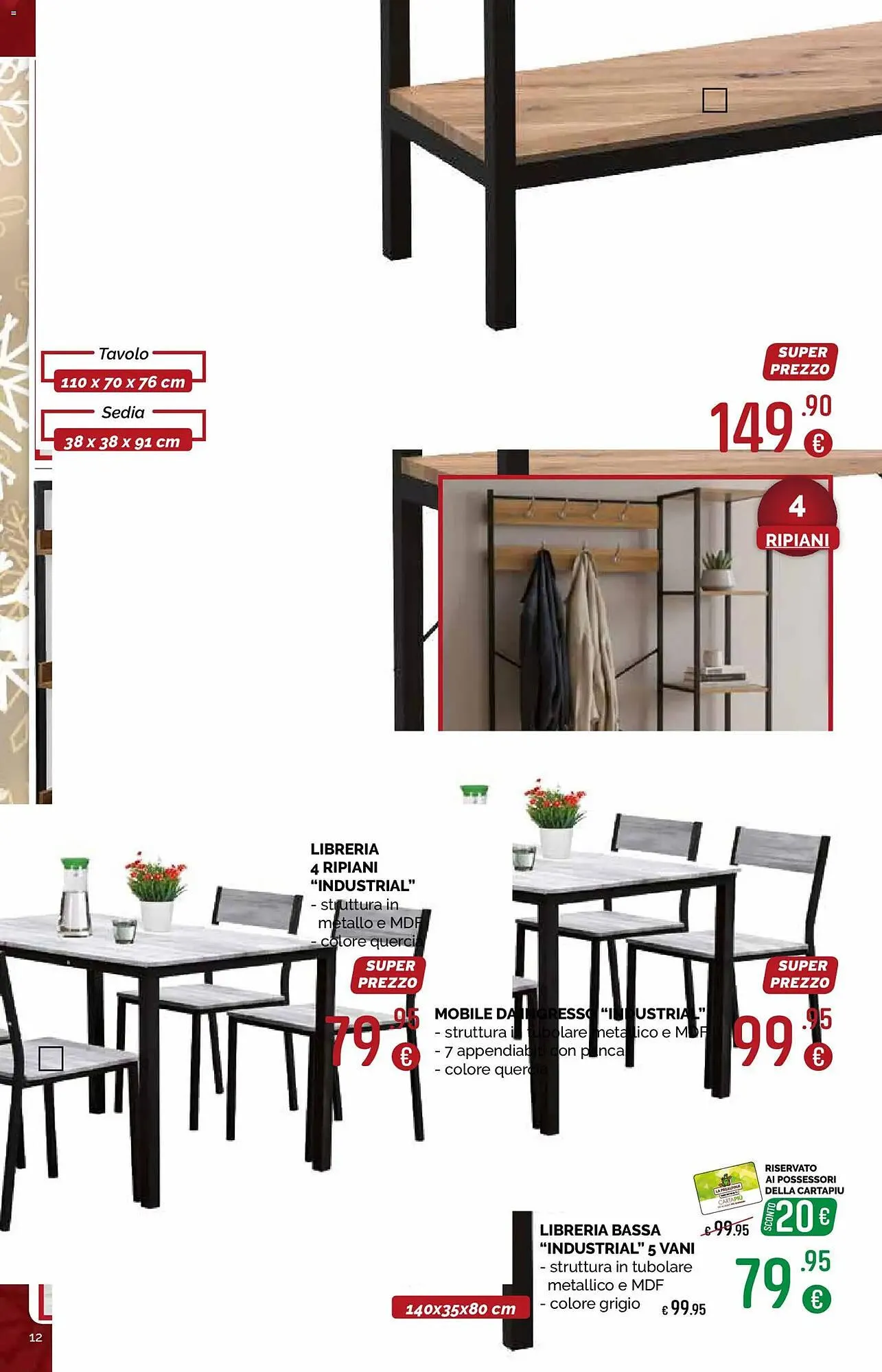 Volantino La Prealpina da 28 novembre a 24 dicembre di 2025 - Pagina del volantino 12