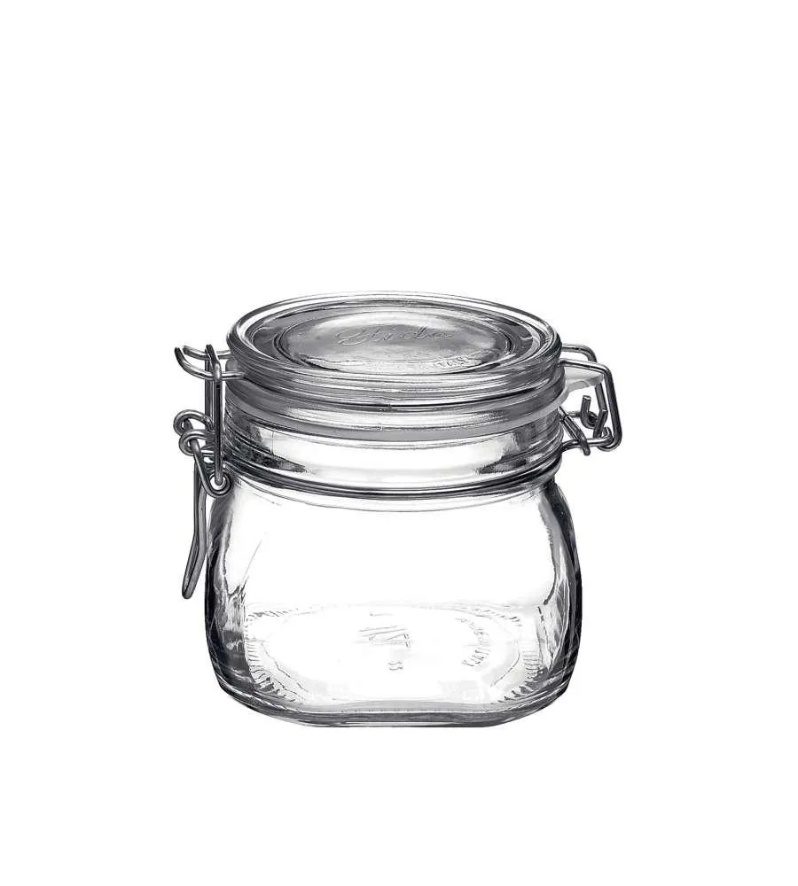 VASO IN VETRO BORMIIOLI CON CHIUSURA ERMETICA - 500 ML