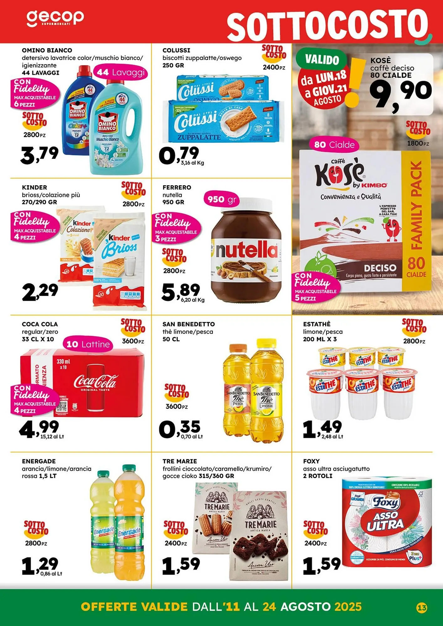Volantino Gecop da 11 agosto a 24 agosto di 2025 - Pagina del volantino 13
