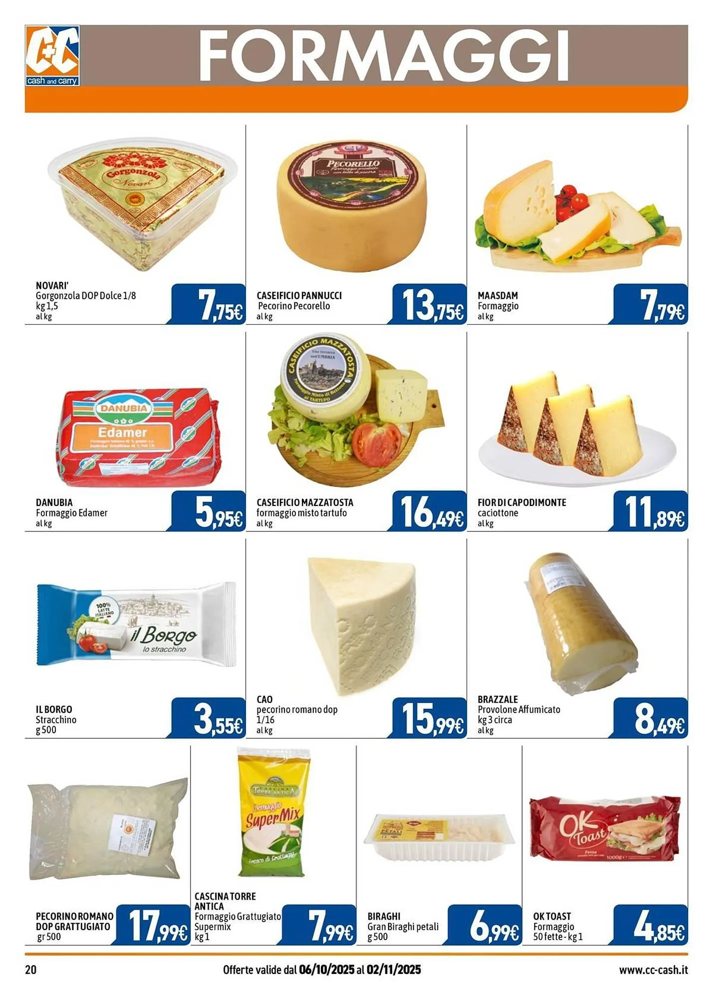 Volantino C+C Italmarket da 6 ottobre a 2 novembre di 2025 - Pagina del volantino 20