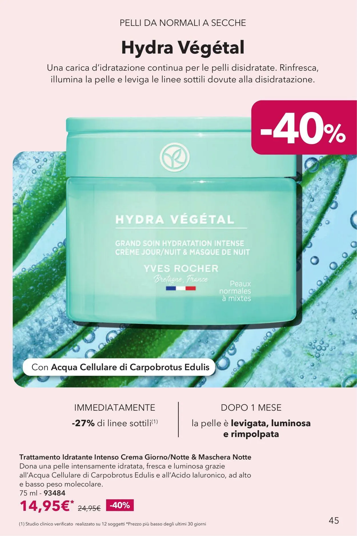 Yves Rocher Volantino attuale da 11 settembre a 25 settembre di 2025 - Pagina del volantino 45