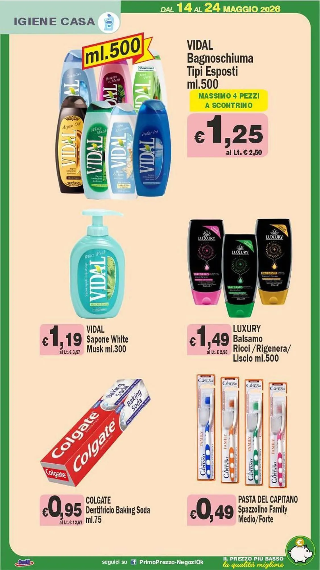 Volantino Primo Prezzo da 14 maggio a 24 maggio di 2026 - Pagina del volantino 25
