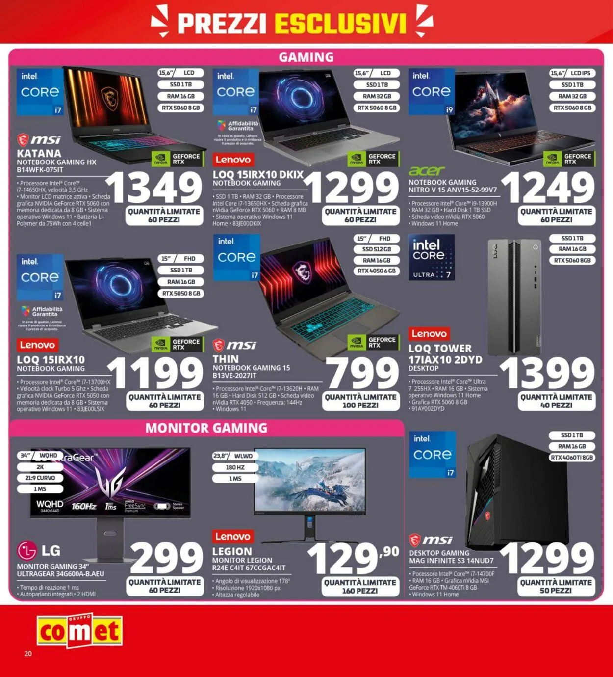 Comet Volantino attuale da 9 ottobre a 22 ottobre di 2025 - Pagina del volantino 20