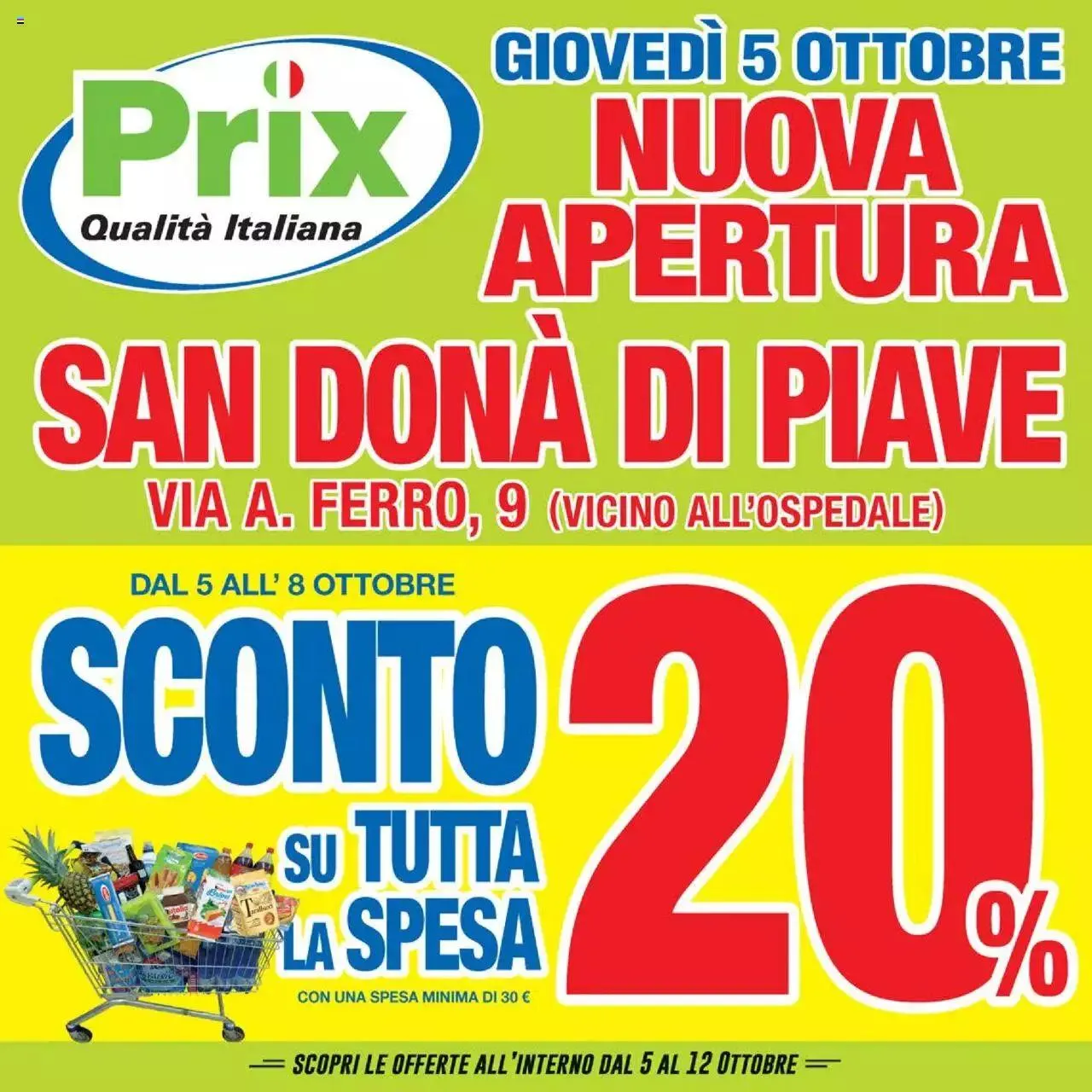 Prix - Offerte da 3 ottobre a 12 ottobre di 2023 - Pagina del volantino 1