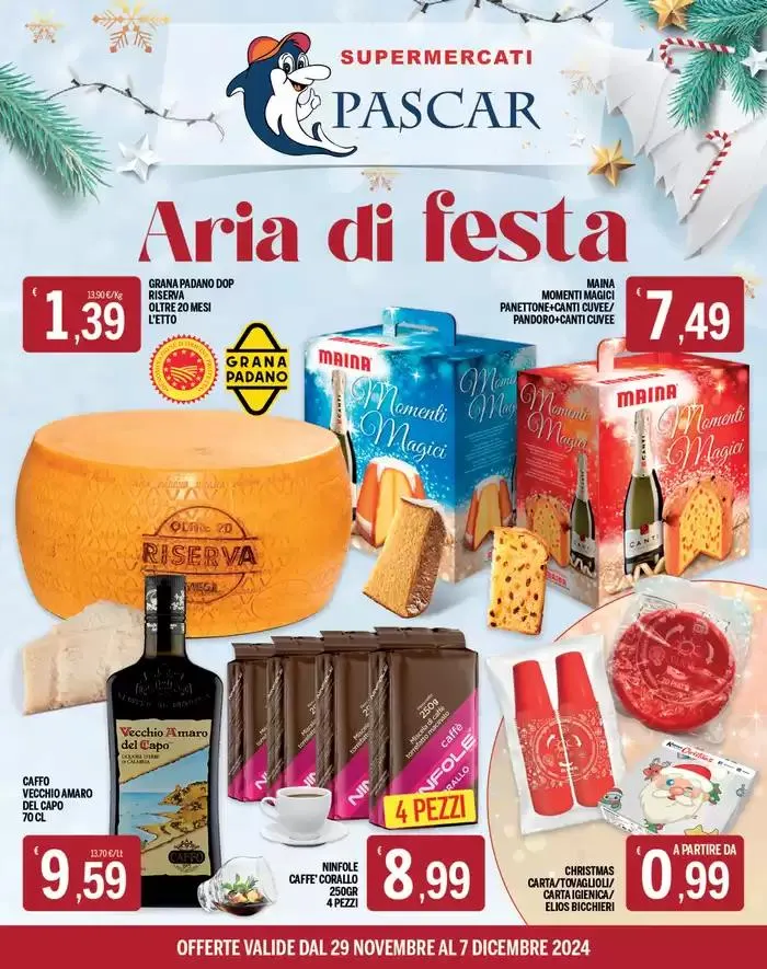 Aria di FESTA da 29 novembre a 7 dicembre di 2024 - Pagina del volantino 1