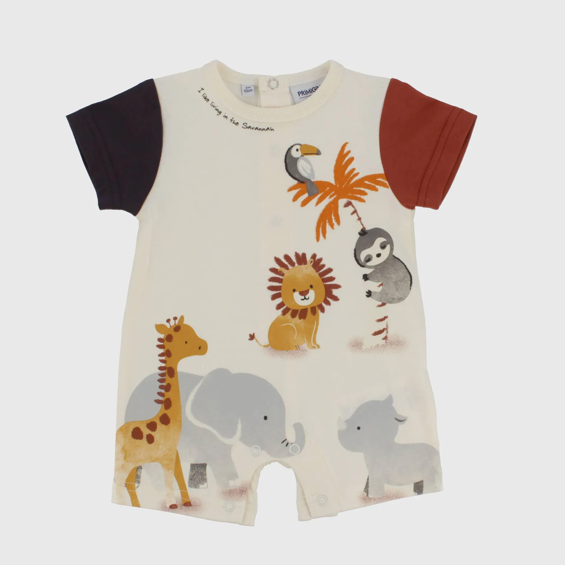 Pagliaccetto in jersey da Neonato, BIANCO