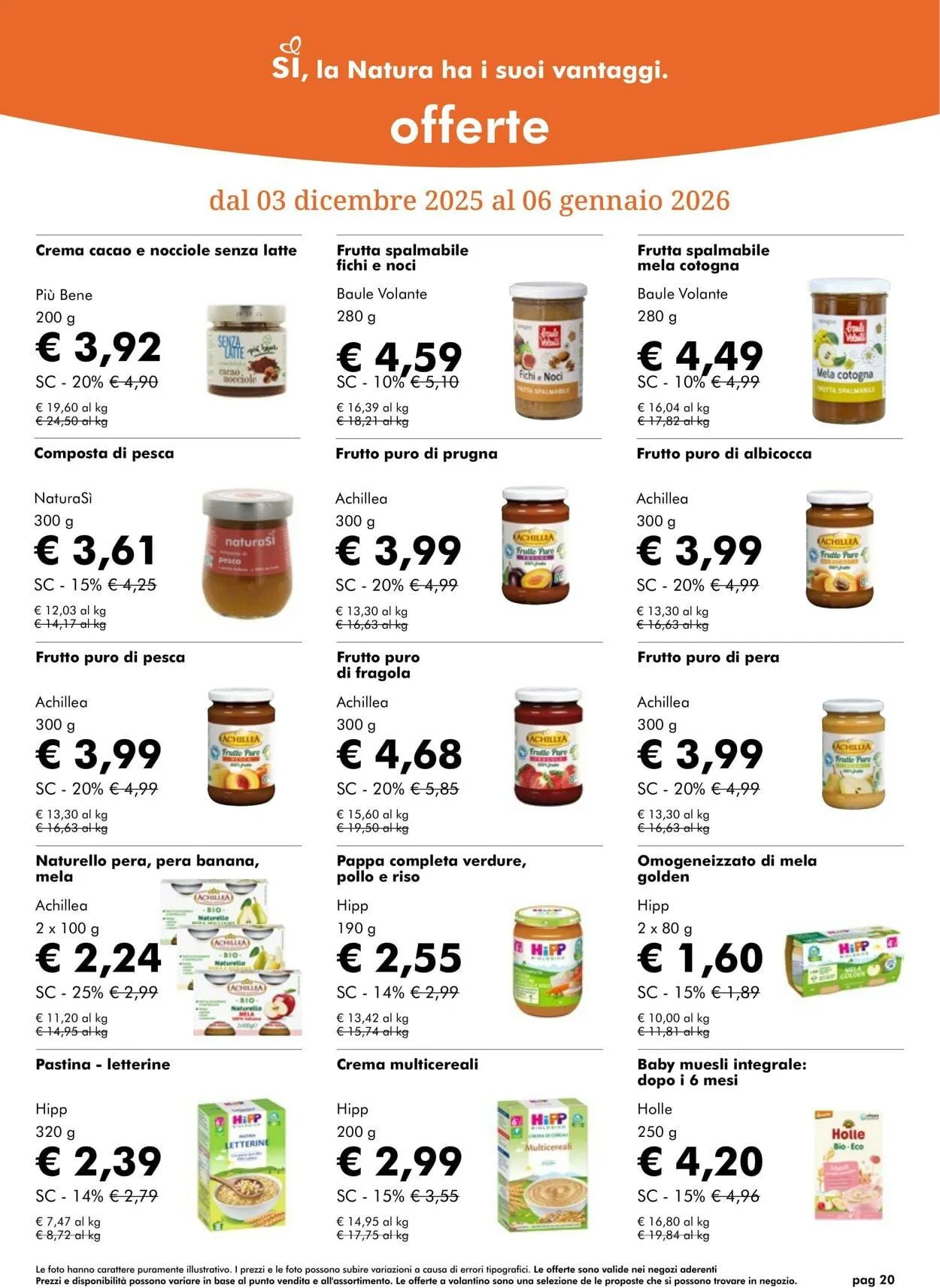 Natura Sì Volantino attuale da 29 gennaio a 12 febbraio di 2026 - Pagina del volantino 20