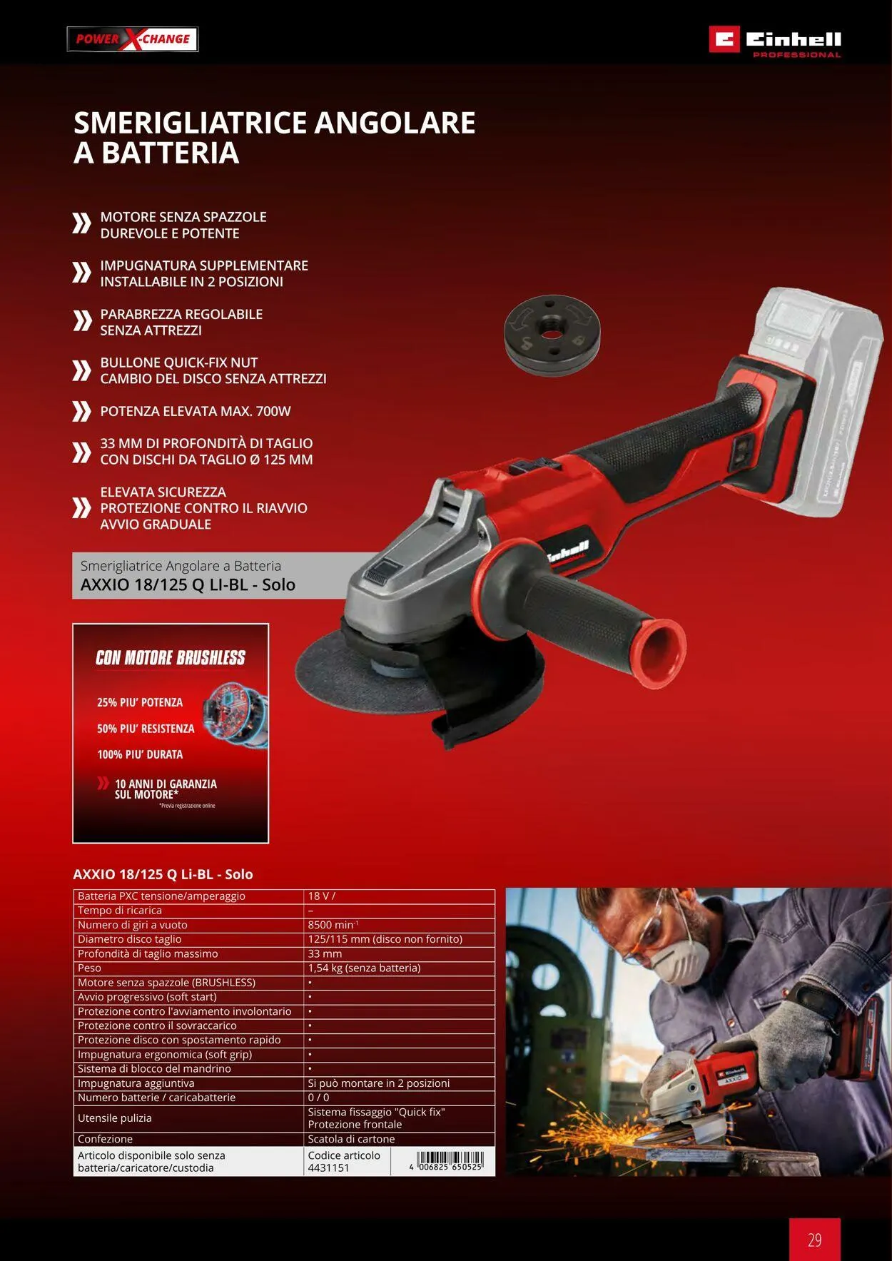 Einhell da 17 giugno a 17 dicembre di 2025 - Pagina del volantino 29