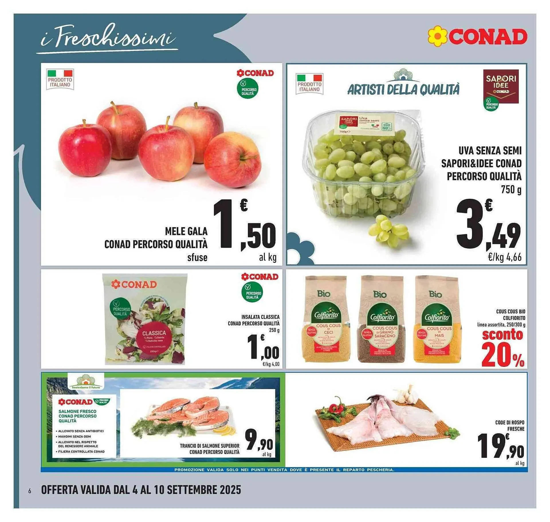 Volantino Conad da 4 settembre a 10 settembre di 2025 - Pagina del volantino 6