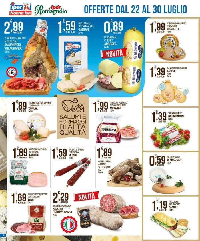 I campioni della spesa da 22 luglio a 30 luglio di 2024 - Pagina del volantino 4