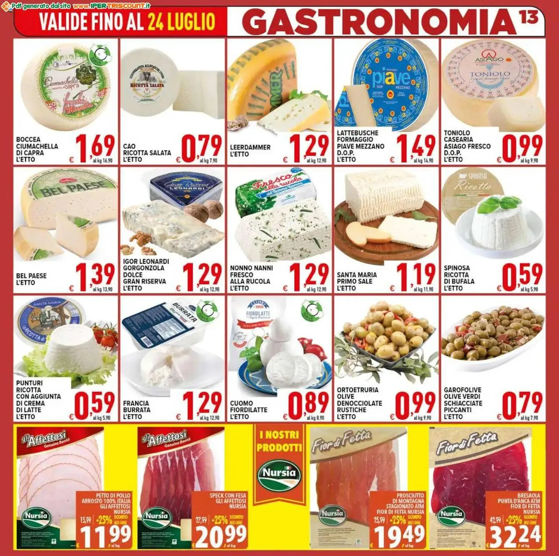 Volantino Iper Triscount da 16 luglio a 24 luglio di 2025 - Pagina del volantino 13