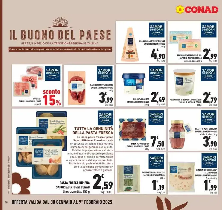 Campioni del risparmio da 30 gennaio a 9 febbraio di 2025 - Pagina del volantino 10