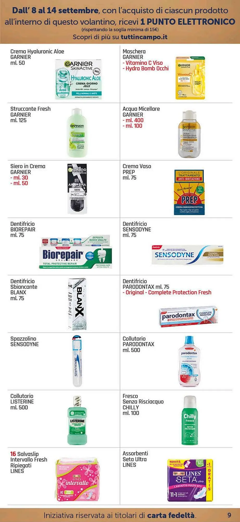 Volantino Supermercati Dok da 8 settembre a 14 settembre di 2025 - Pagina del volantino 9