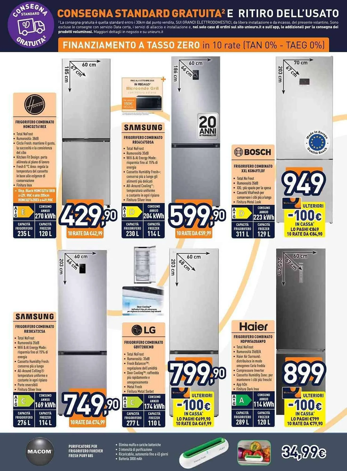 Volantino Unieuro da 17 settembre a 3 ottobre di 2025 - Pagina del volantino 7