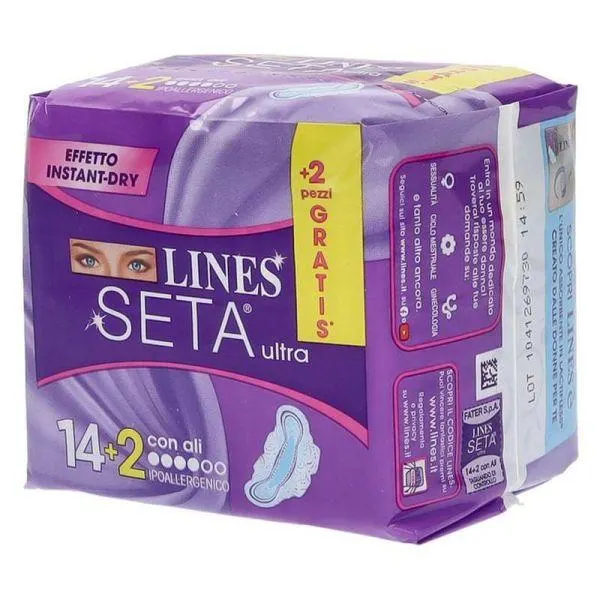 ASSORBENTI LINES SETA ULTRA CON ALI