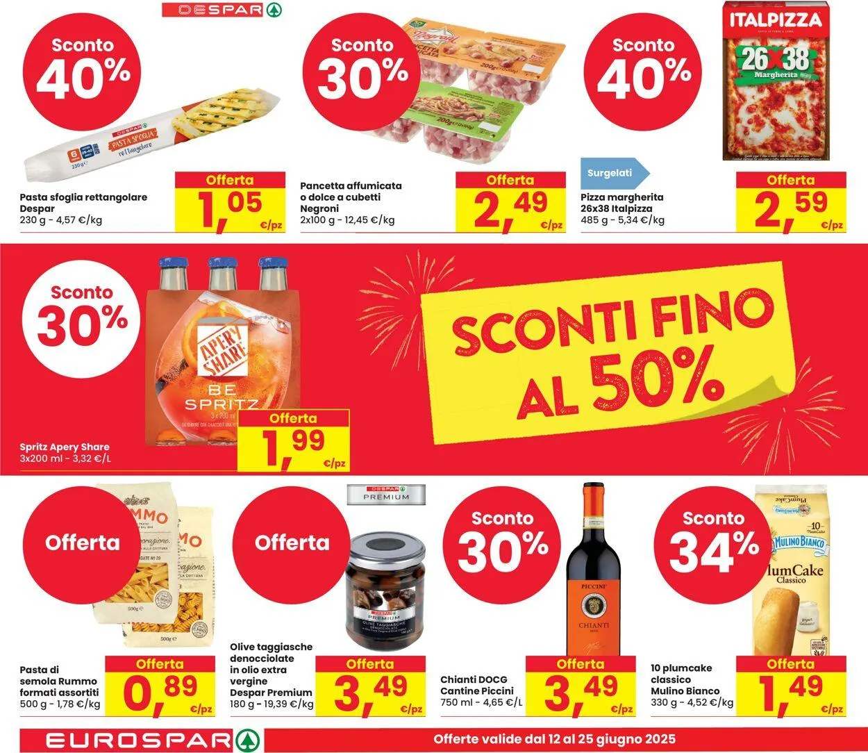 Eurospar Volantino attuale da 12 giugno a 25 giugno di 2025 - Pagina del volantino 2