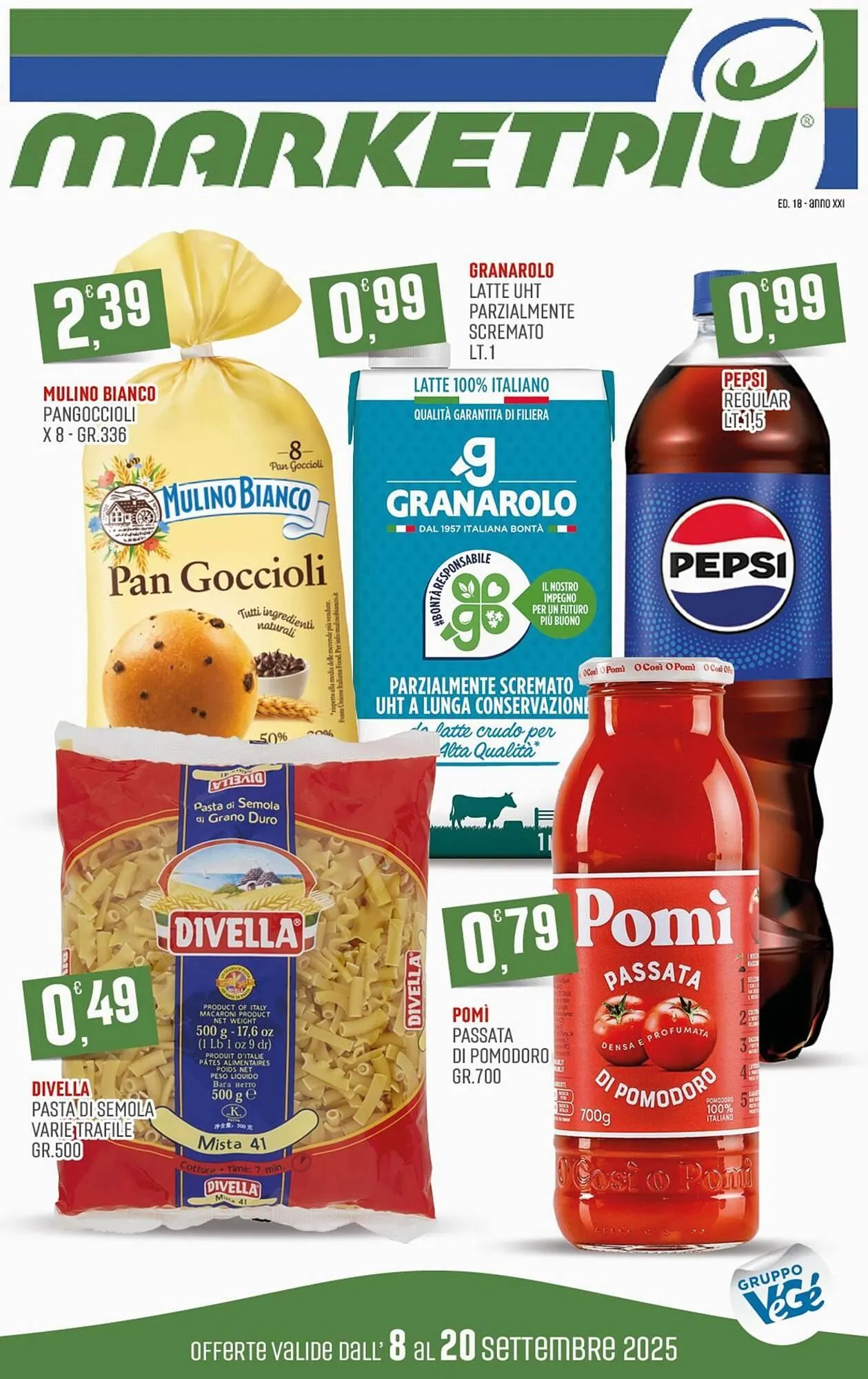 Volantino Marketpiù da 8 settembre a 20 settembre di 2025 - Pagina del volantino 1