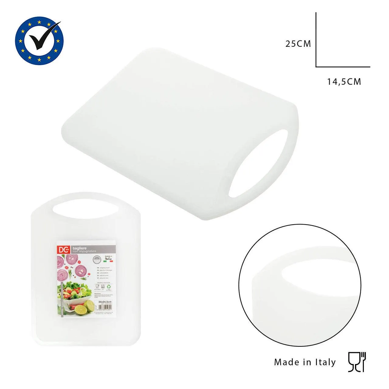 Dc - Slim Pe Cutting Board 25X14.5Cm