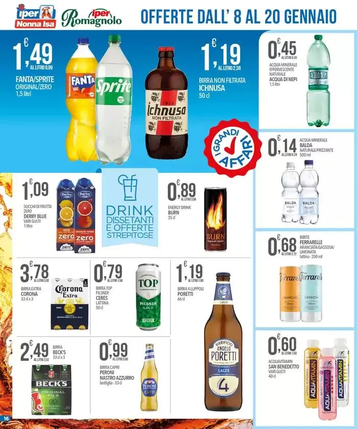 Al costo da 8 gennaio a 20 gennaio di 2025 - Pagina del volantino 16
