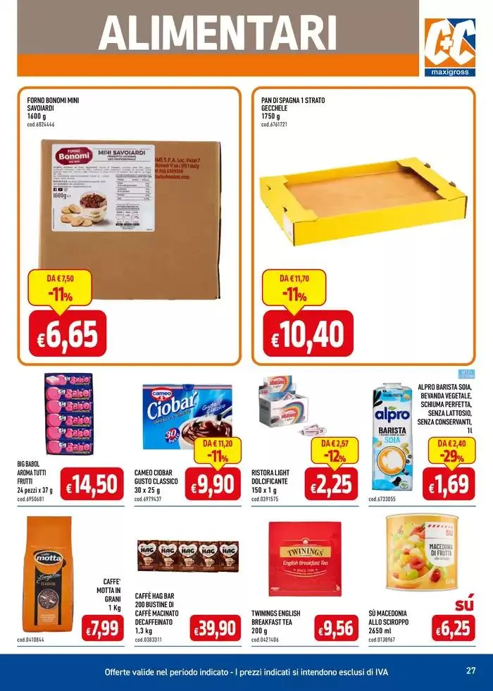 Professional ristoranti, bar, comunità, hotel da 24 marzo a 19 aprile di 2025 - Pagina del volantino 27