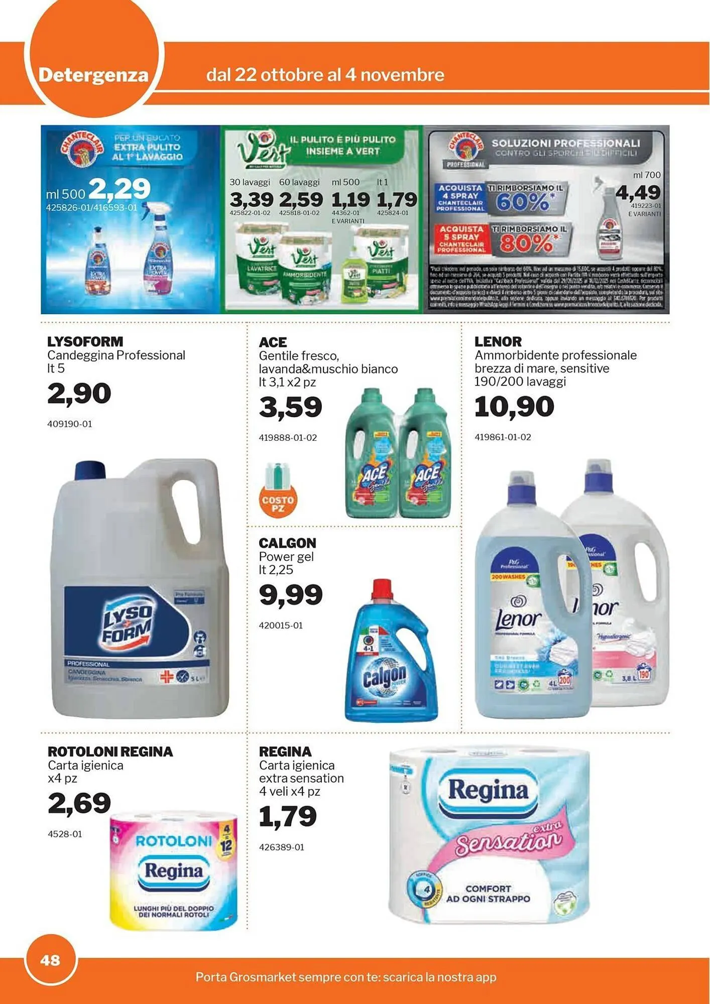 Volantino GrosMarket da 22 ottobre a 4 novembre di 2025 - Pagina del volantino 48
