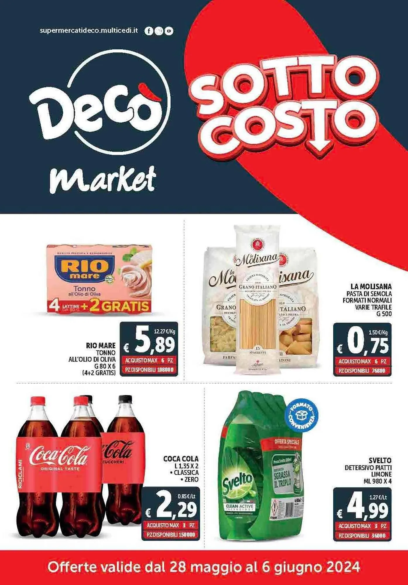 Volantino Deco Market da 28 maggio a 6 giugno di 2024 - Pagina del volantino 1