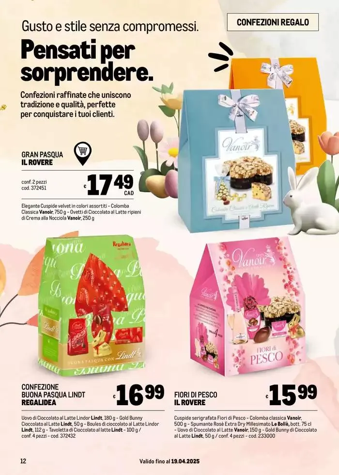 Catalogo Pasqua da 31 marzo a 19 aprile di 2025 - Pagina del volantino 12