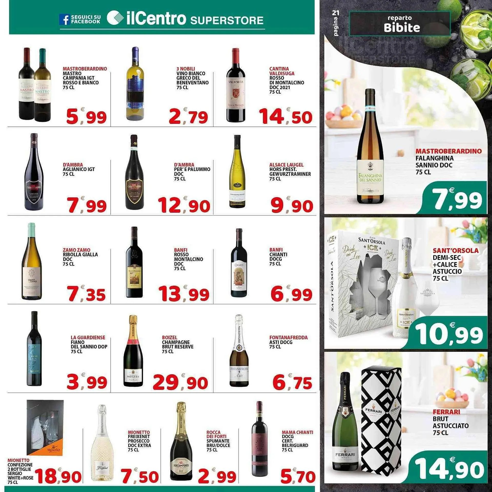 Volantino Il Centro Superstore da 17 marzo a 30 marzo di 2026 - Pagina del volantino 21