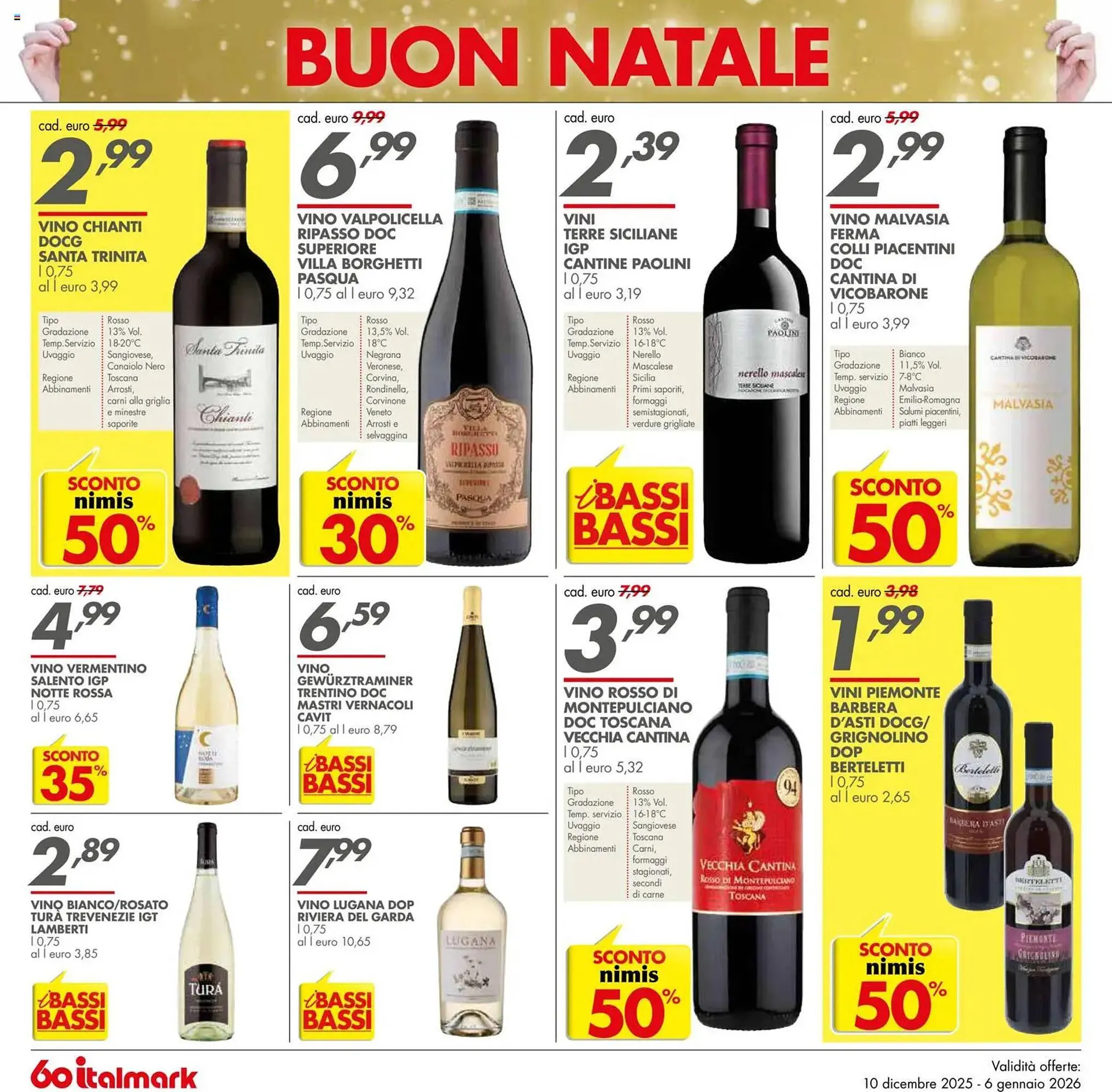 Volantino Italmark da 10 dicembre a 6 gennaio di 2026 - Pagina del volantino 20