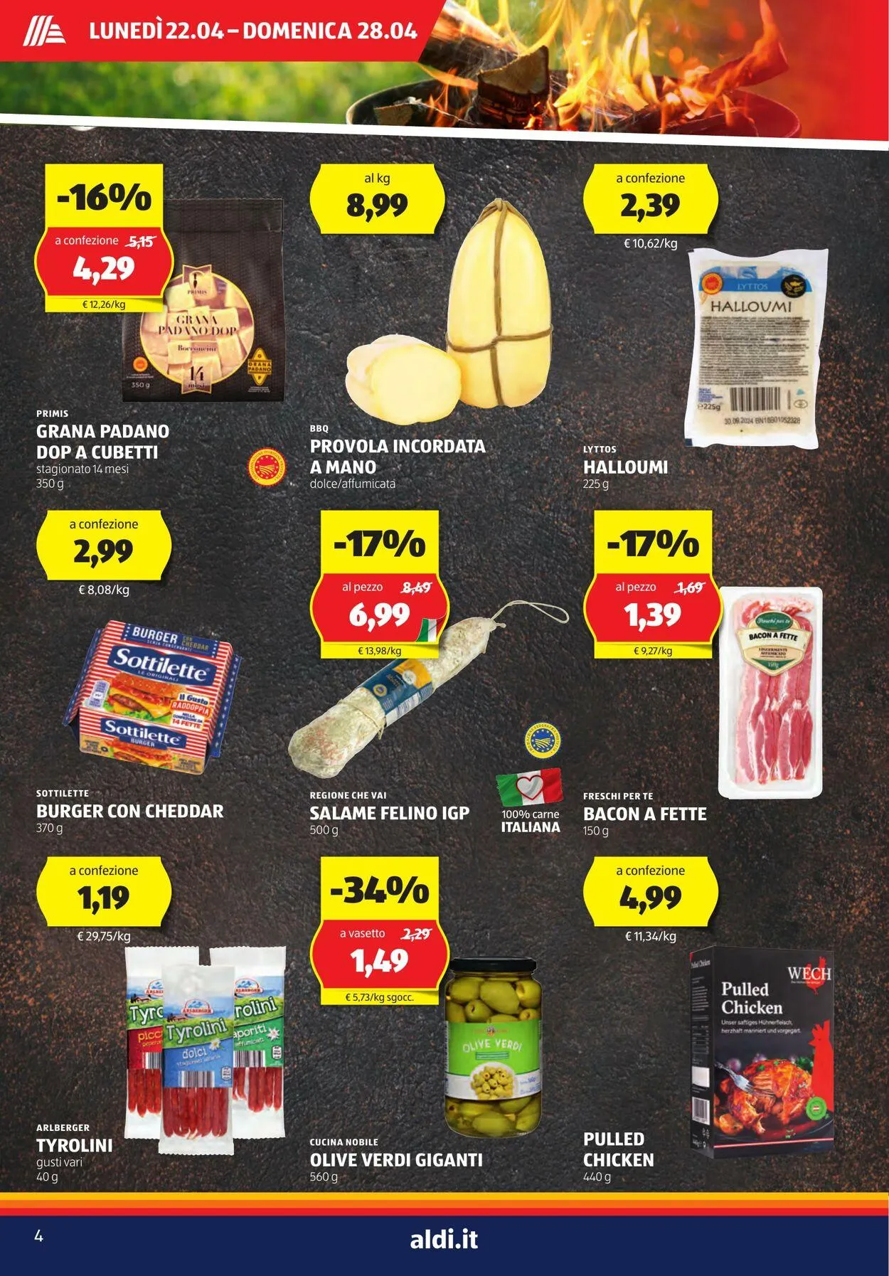 Aldi Volantino attuale da 22 aprile a 28 aprile di 2024 - Pagina del volantino 4