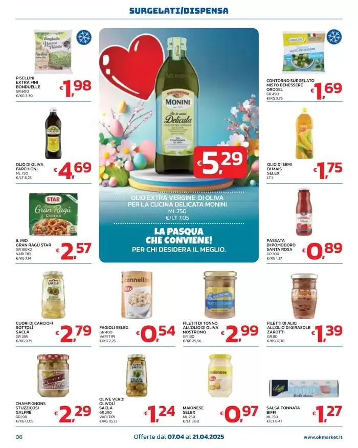 LA PASQUA CHE CONVIENE! da 7 aprile a 21 aprile di 2025 - Pagina del volantino 6