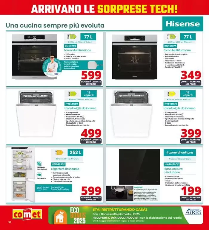 Sorprese tech da Comet! da 17 aprile a 28 aprile di 2025 - Pagina del volantino 38