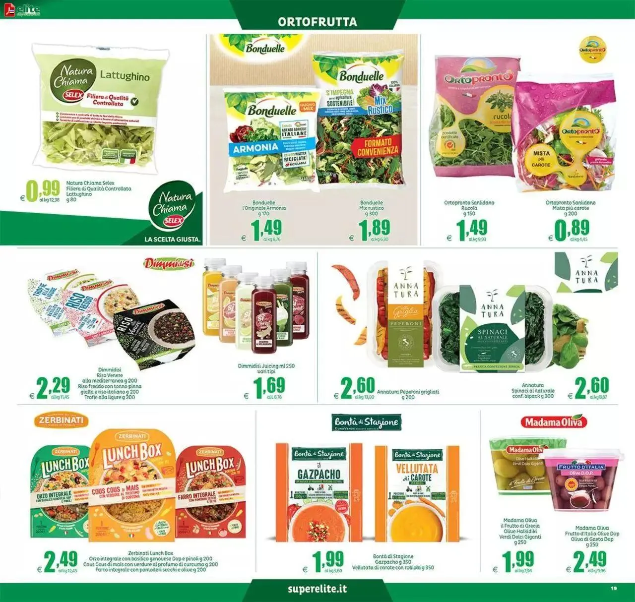 Volantino Elite Supermercati da 12 agosto a 20 agosto di 2023 - Pagina del volantino 19