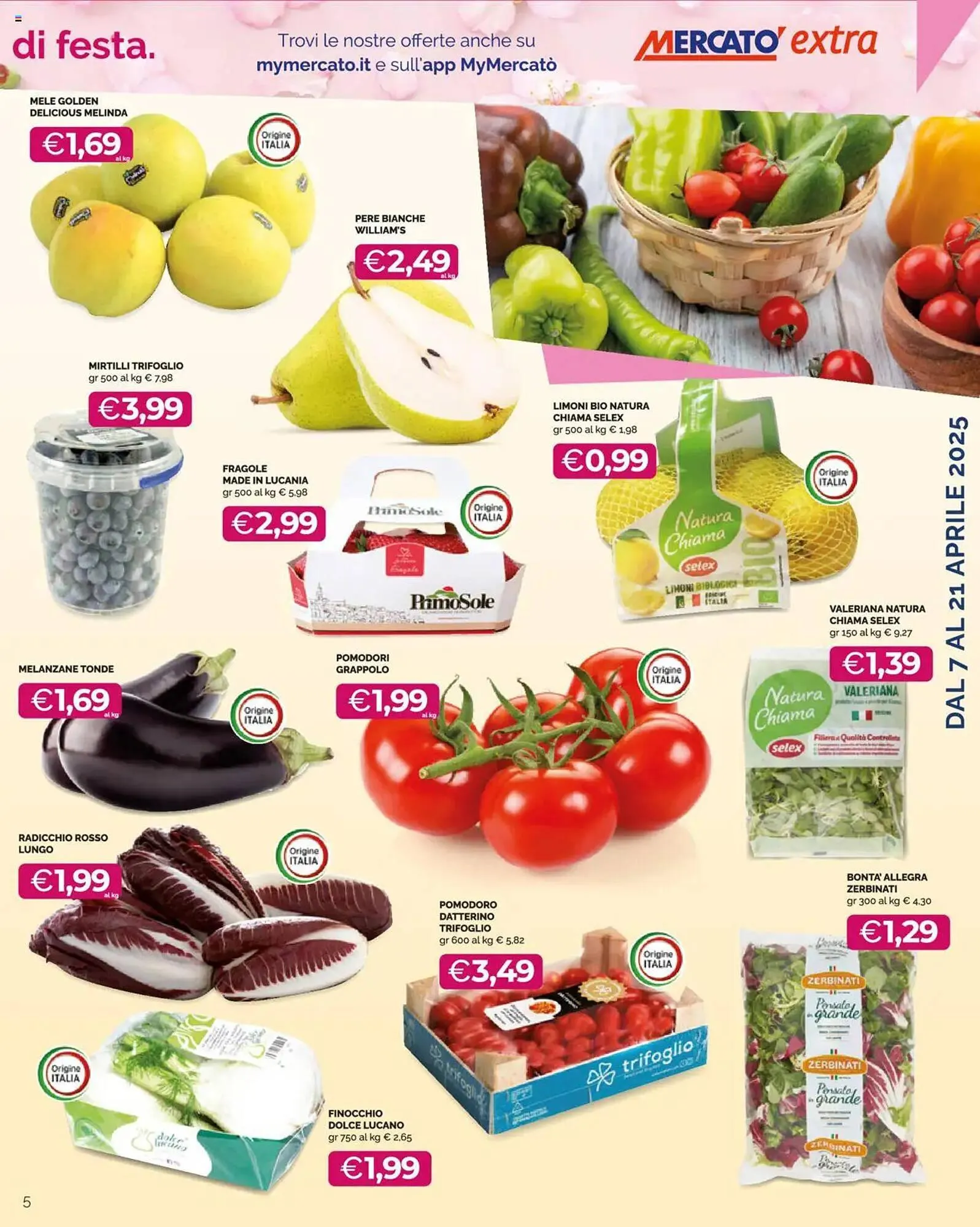 Volantino Mercatò Extra da 7 aprile a 21 aprile di 2025 - Pagina del volantino 5